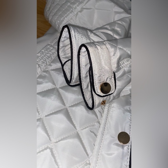 Spring jacket for girls ivory white size 9 - Picture 7 of 8